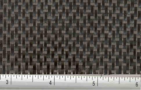 Stabilized Twill Weave Carbon Fiber Fabric, 3k, 2x2 Weave